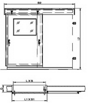 wheelhouse gastight sliding door