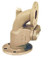 marine bronze angle storm valve