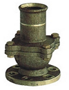 marine bronze flanged suction check valve