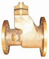 marine bronze straight type storm valve