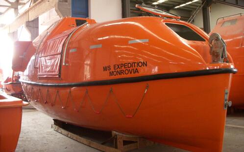 partially enclosed lifeboat