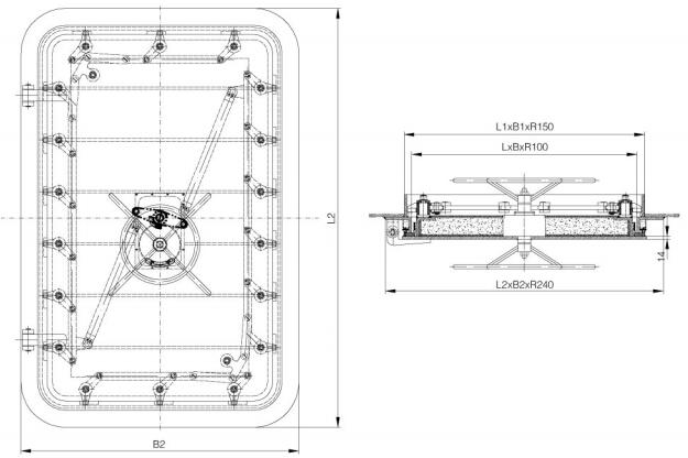 A60-hinge-pressure-watertight-door