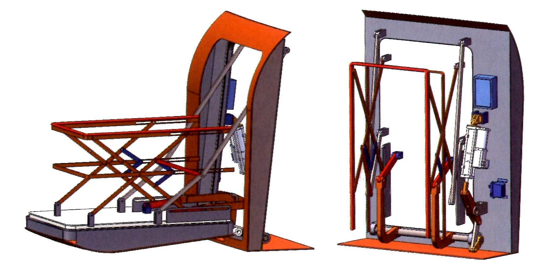 hydraulic weathertight bow door 