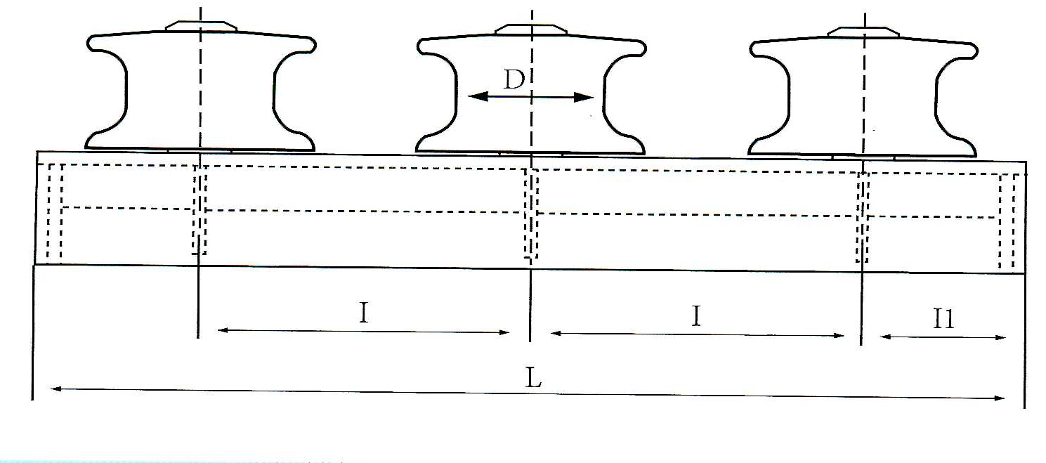 open type three-roller fairlead NS2585