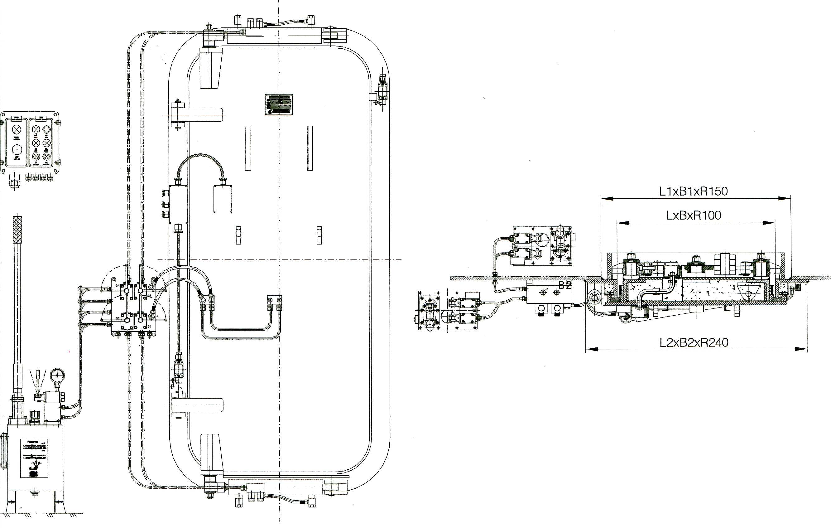 A60 hydraulic hinge pressure watertight door