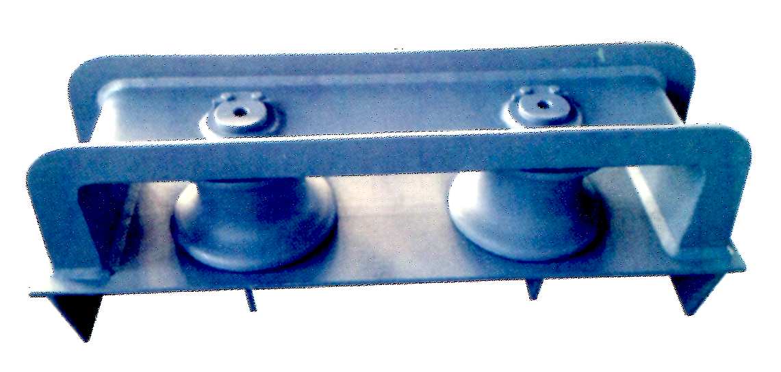 closed type two-roller fairlead