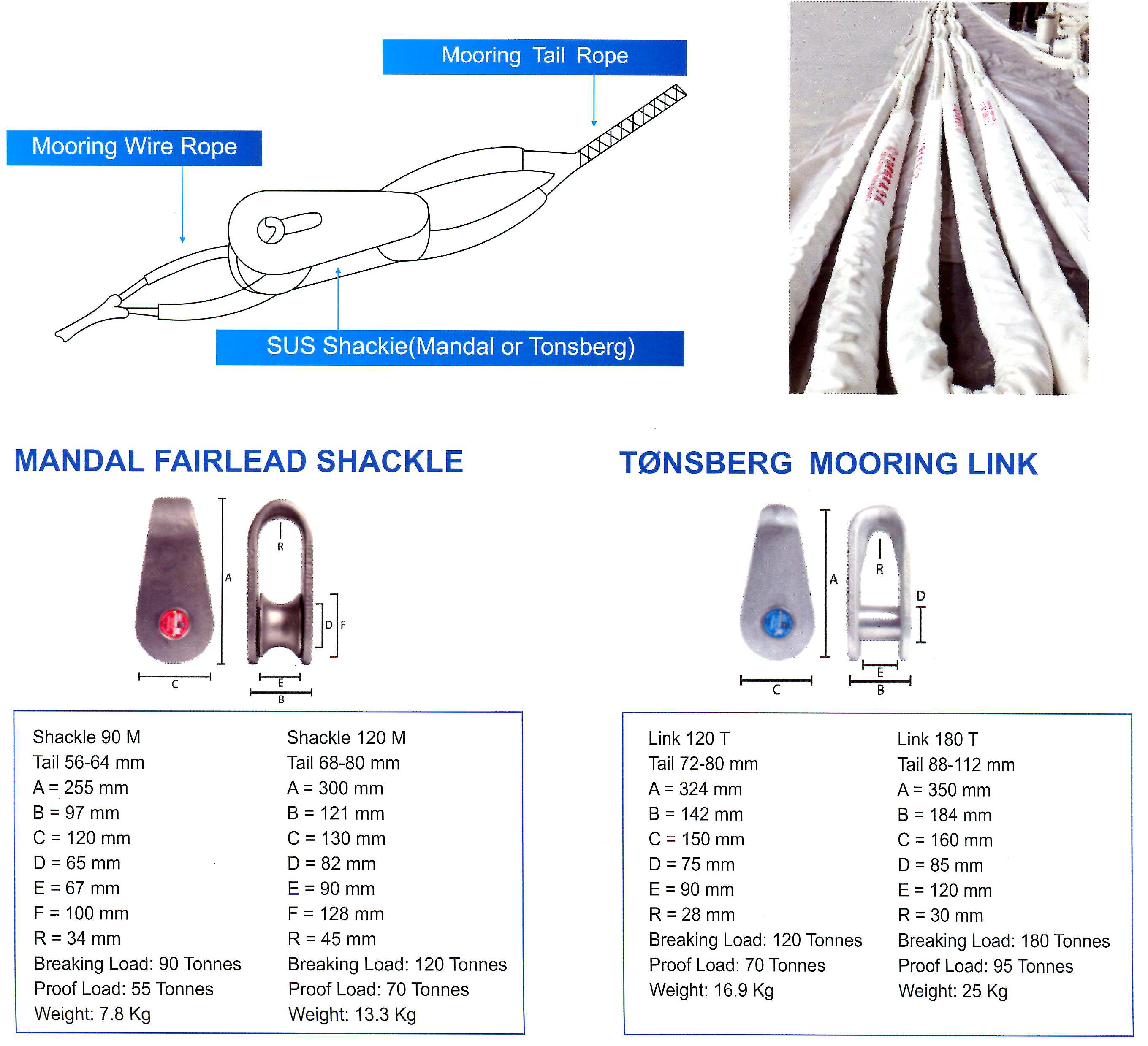 mooring tails 