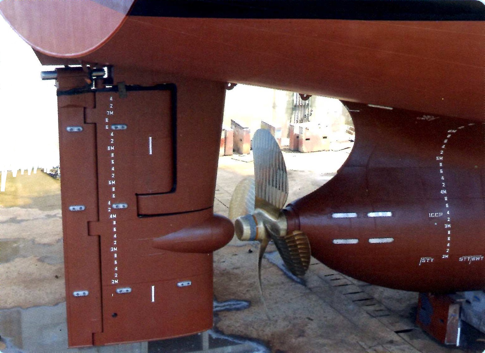 energy-saving type rudder system