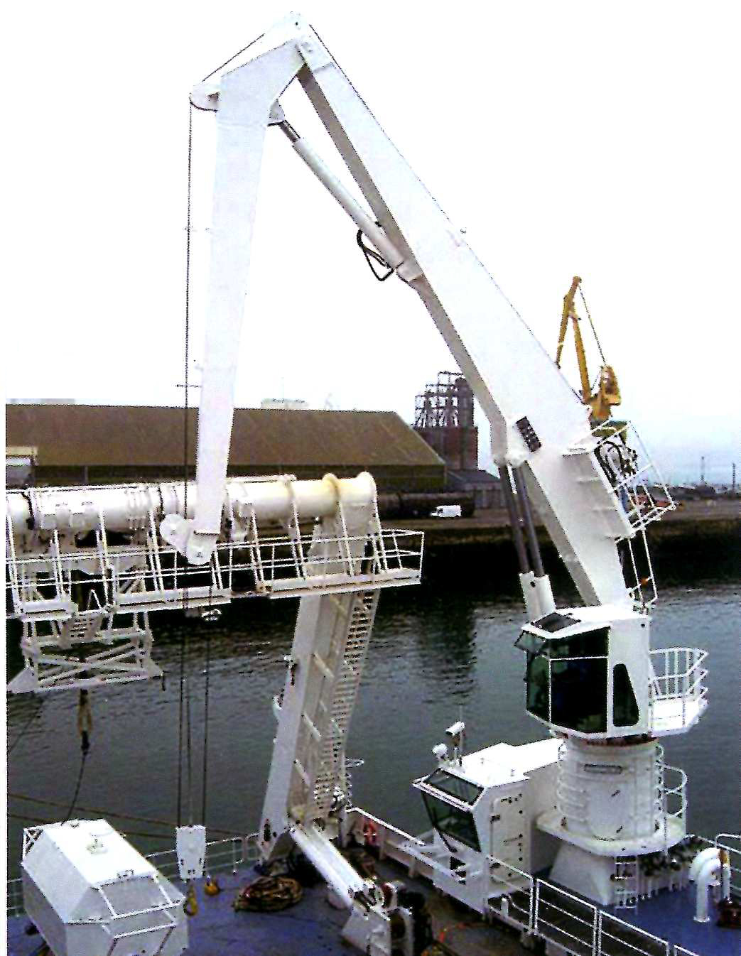 hydraulic folding crane