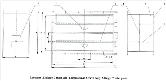 GL type gravity damper