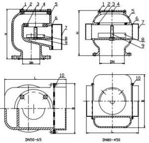 Air pipe head CB3594-94