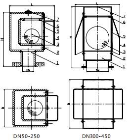 welded type air vent head(casting body)