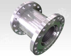 flange hydraulic coupling with brake plate