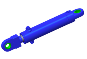 Self-elevating platform hoist cylinder